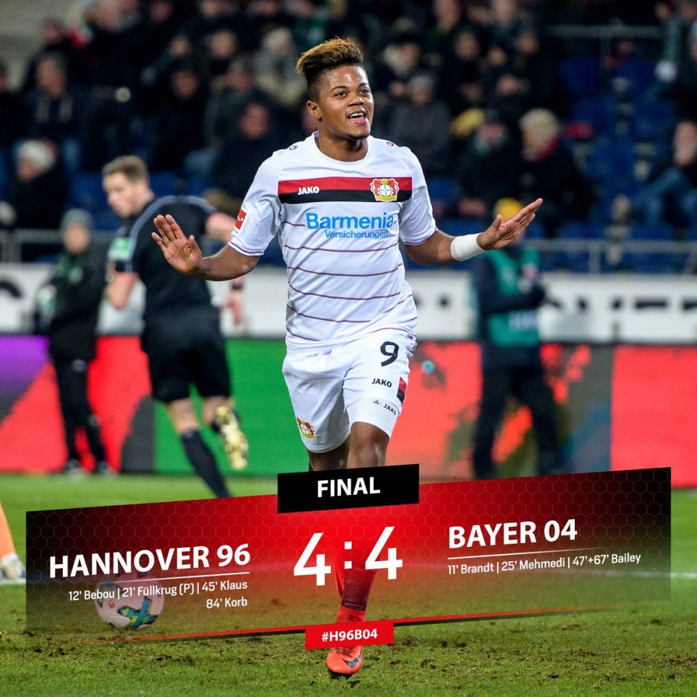 关于勒沃库森克服汉诺威主场气势的信息